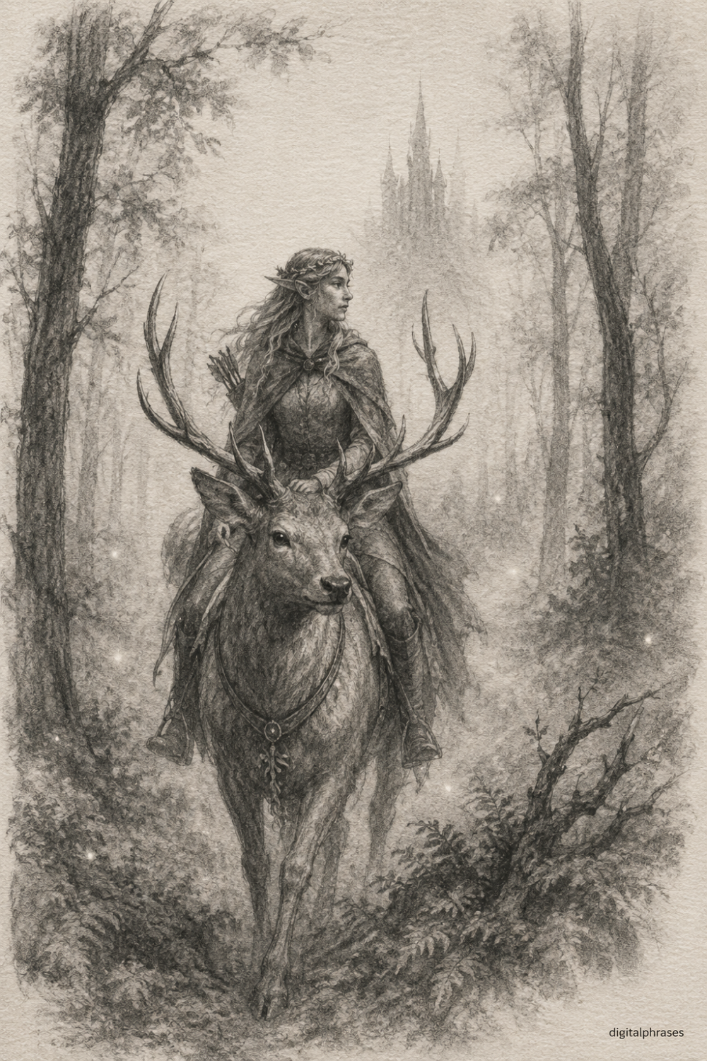 26 Elf Drawing Ideas
