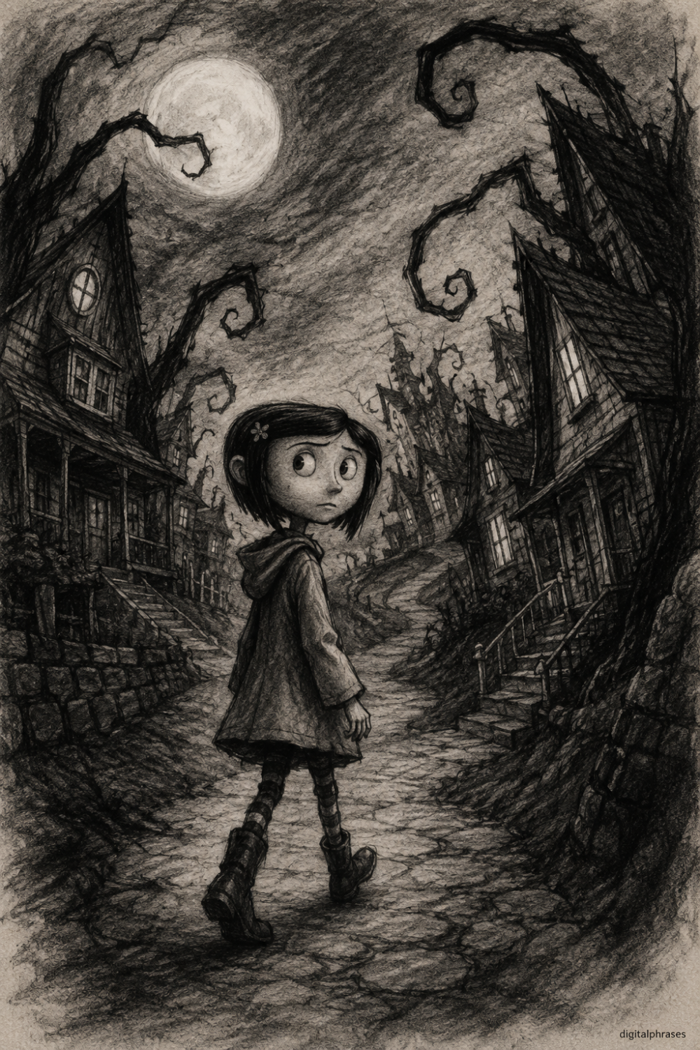 28 Coraline Drawing Ideas