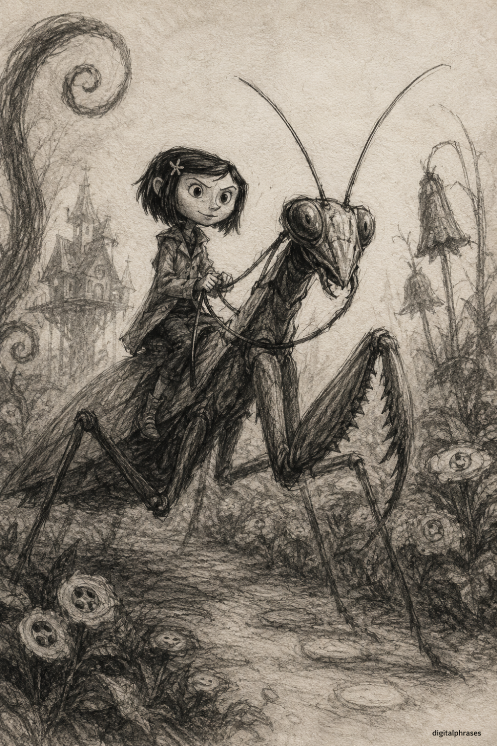 28 Coraline Drawing Ideas