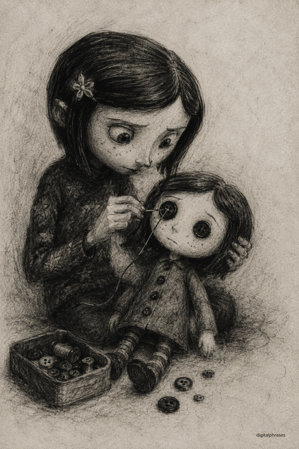 28 Coraline Drawing Ideas