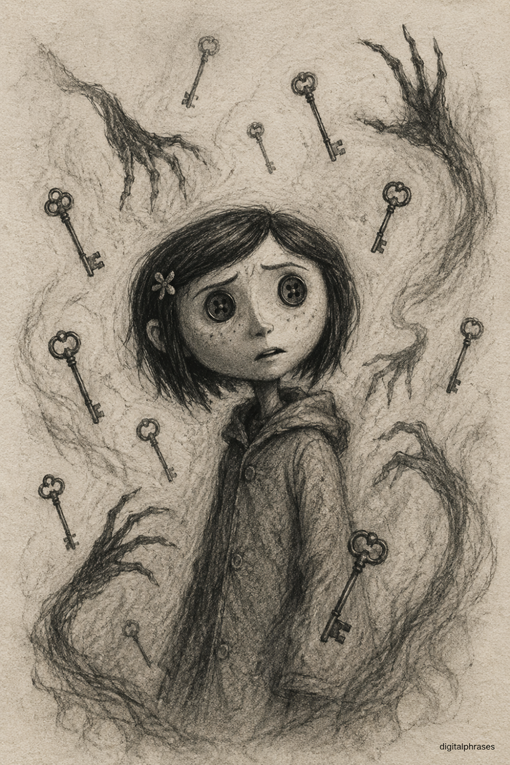 28 Coraline Drawing Ideas
