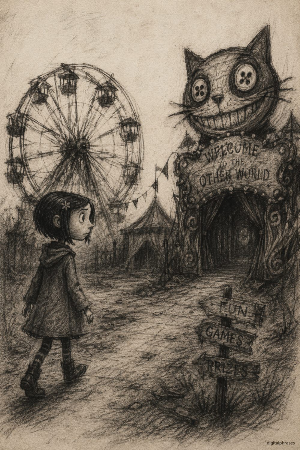 28 Coraline Drawing Ideas