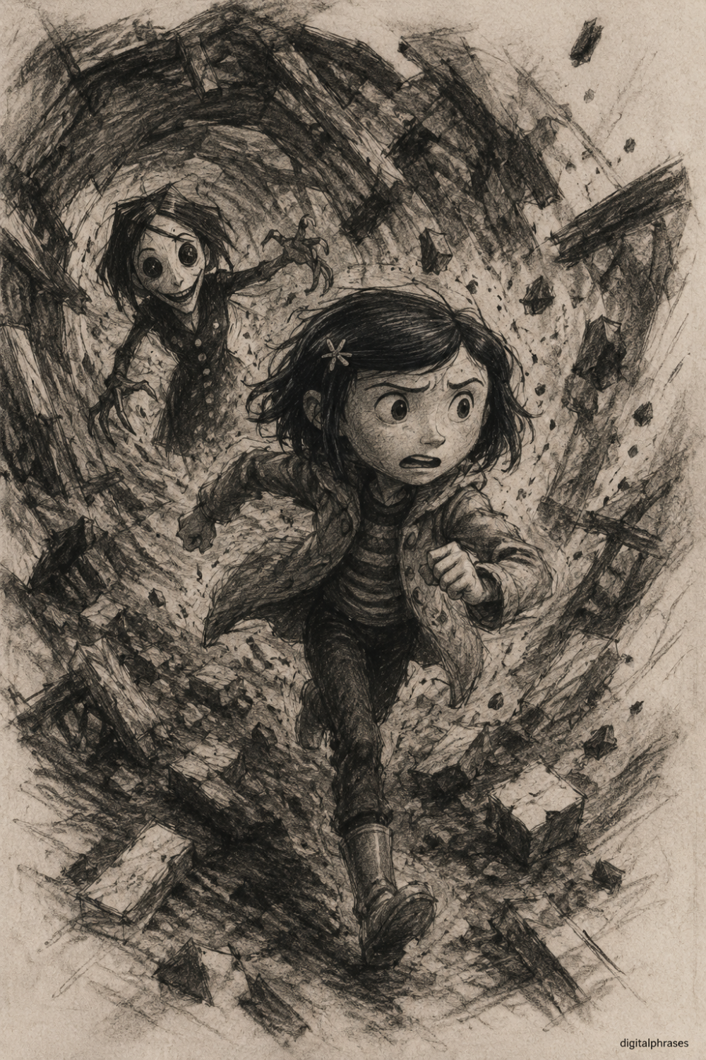 28 Coraline Drawing Ideas