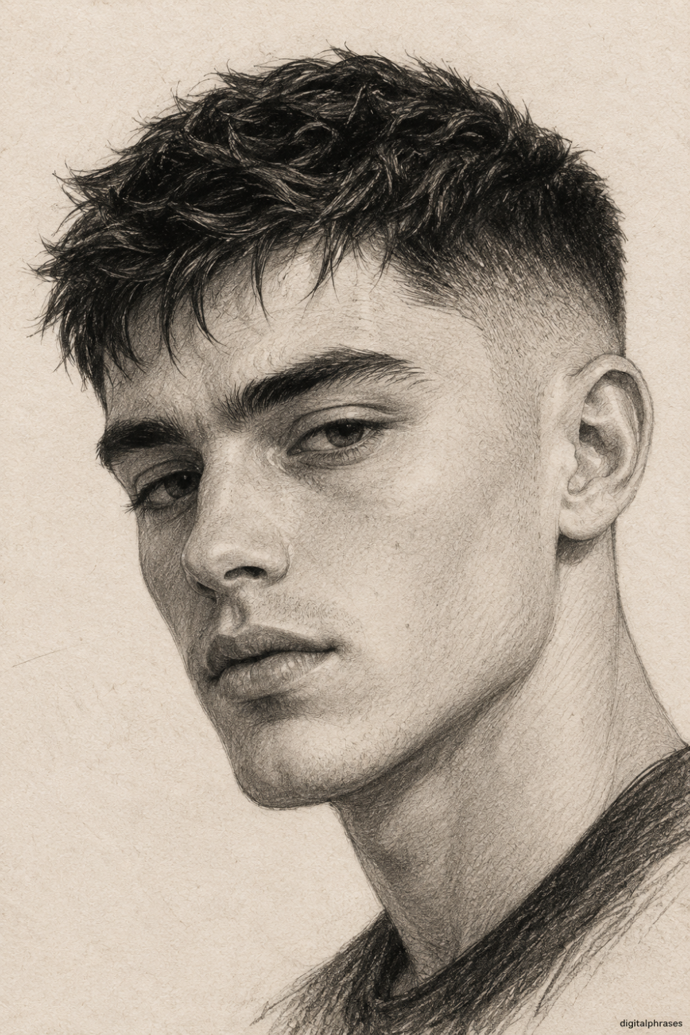 32 Short Hair Drawing Ideas (Male and Female)