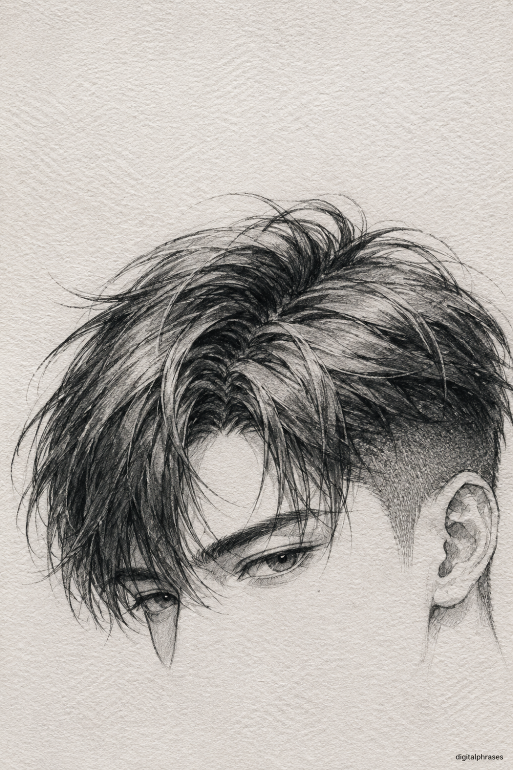 32 Short Hair Drawing Ideas (Male and Female)