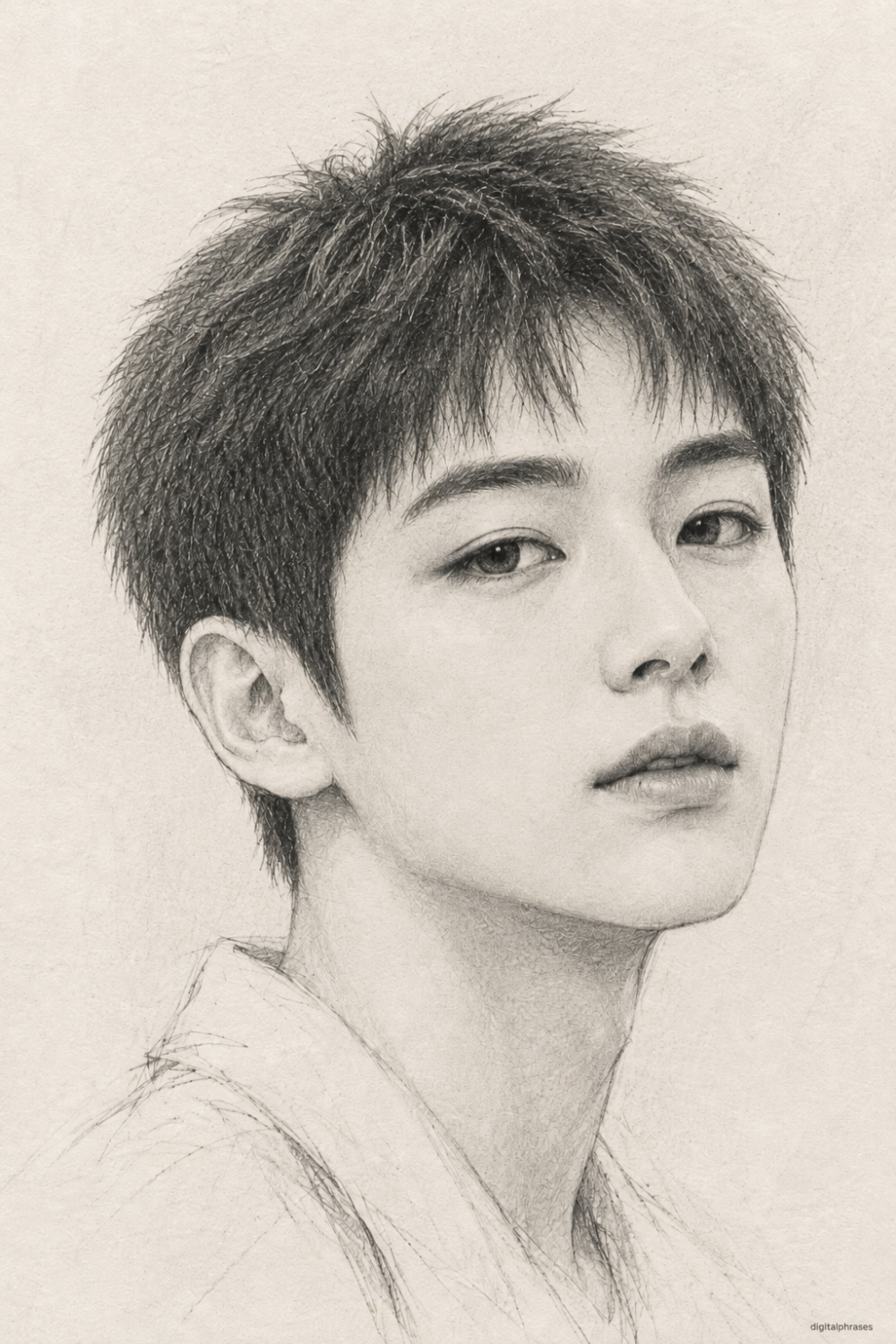 32 Short Hair Drawing Ideas (Male and Female)