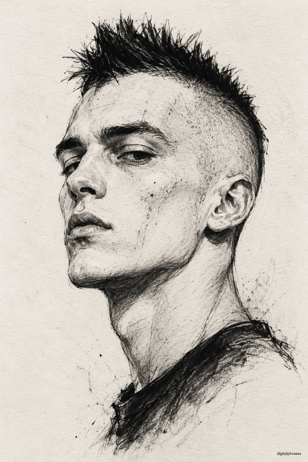 32 Short Hair Drawing Ideas (Male and Female)