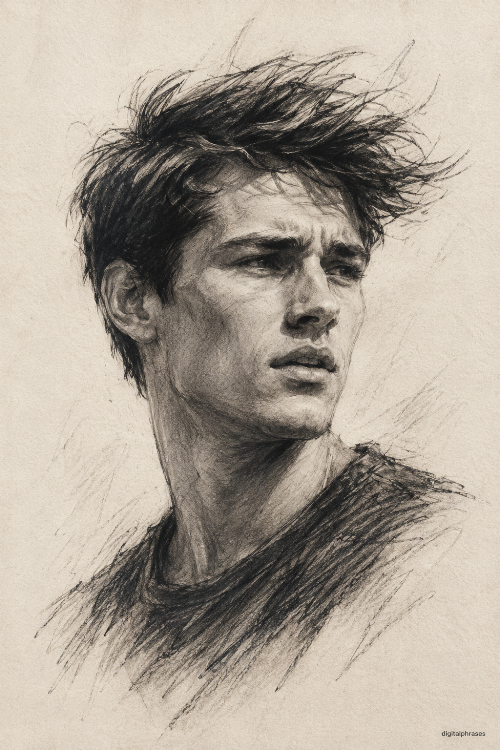 32 Short Hair Drawing Ideas (Male and Female)