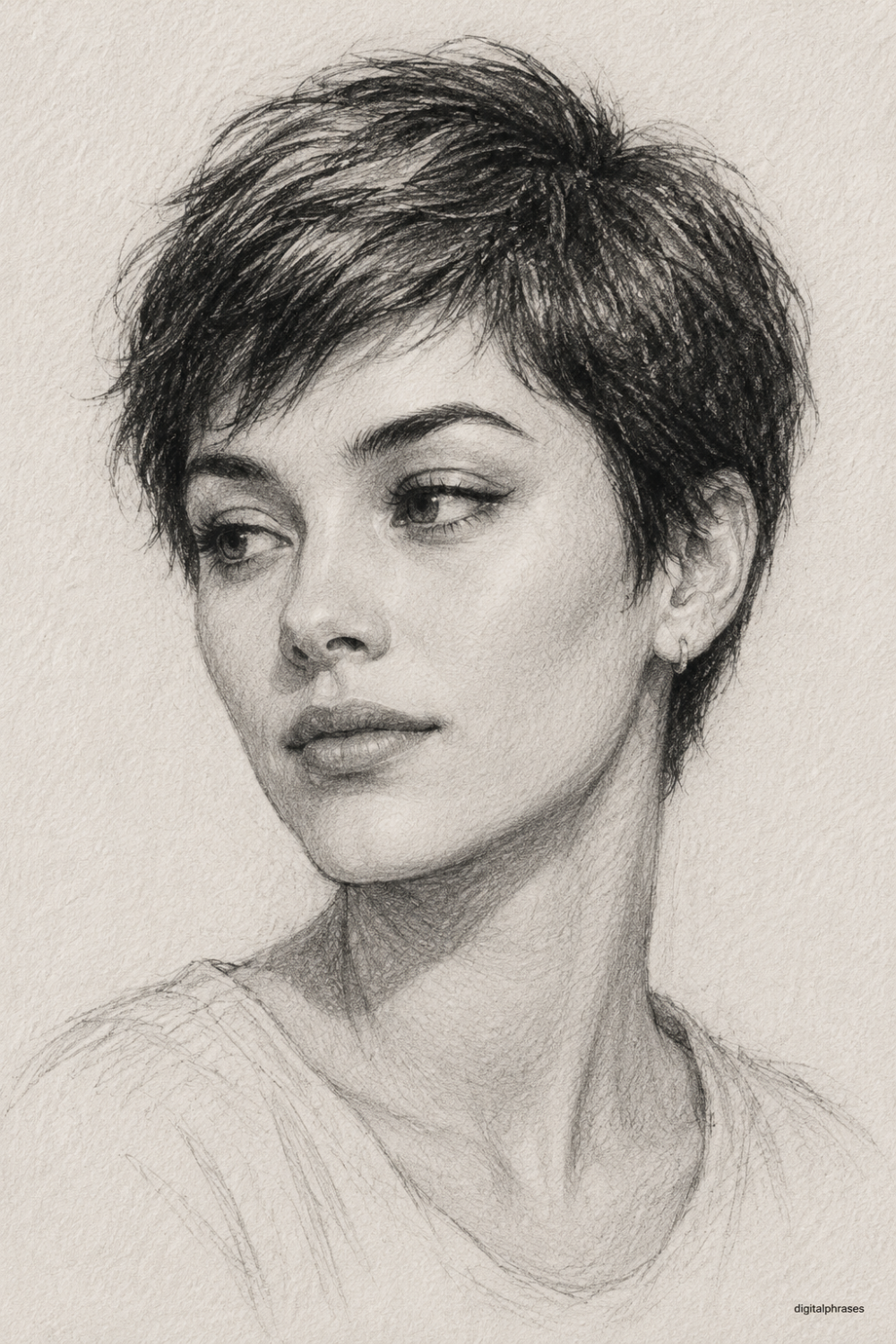 32 Short Hair Drawing Ideas (Male and Female)