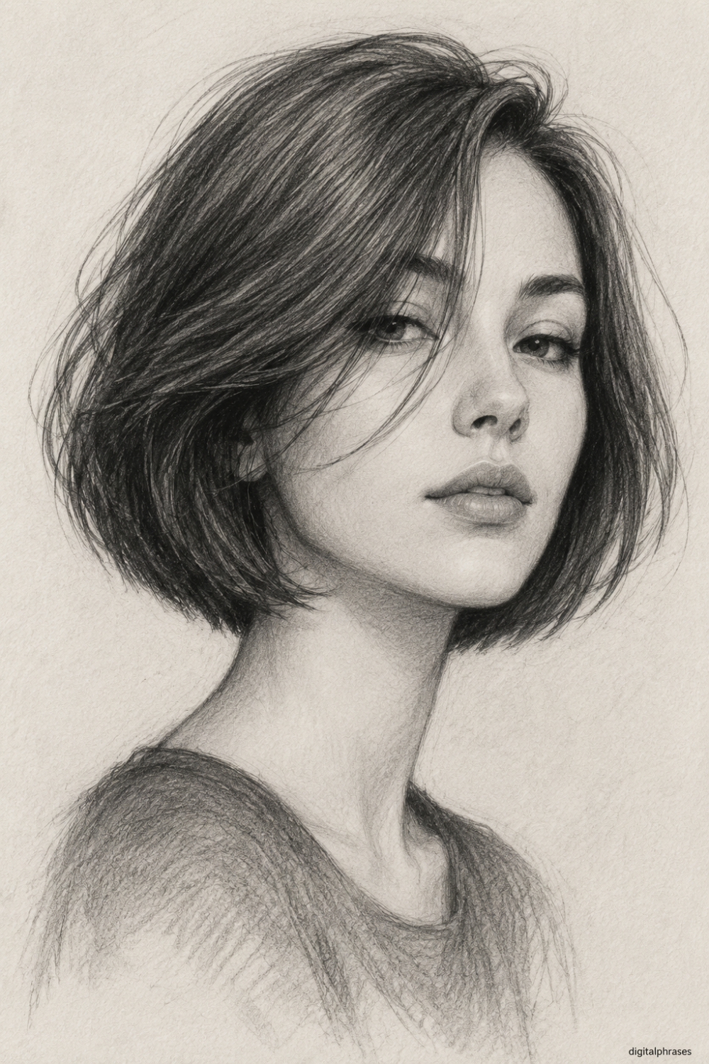 32 Short Hair Drawing Ideas (Male and Female)