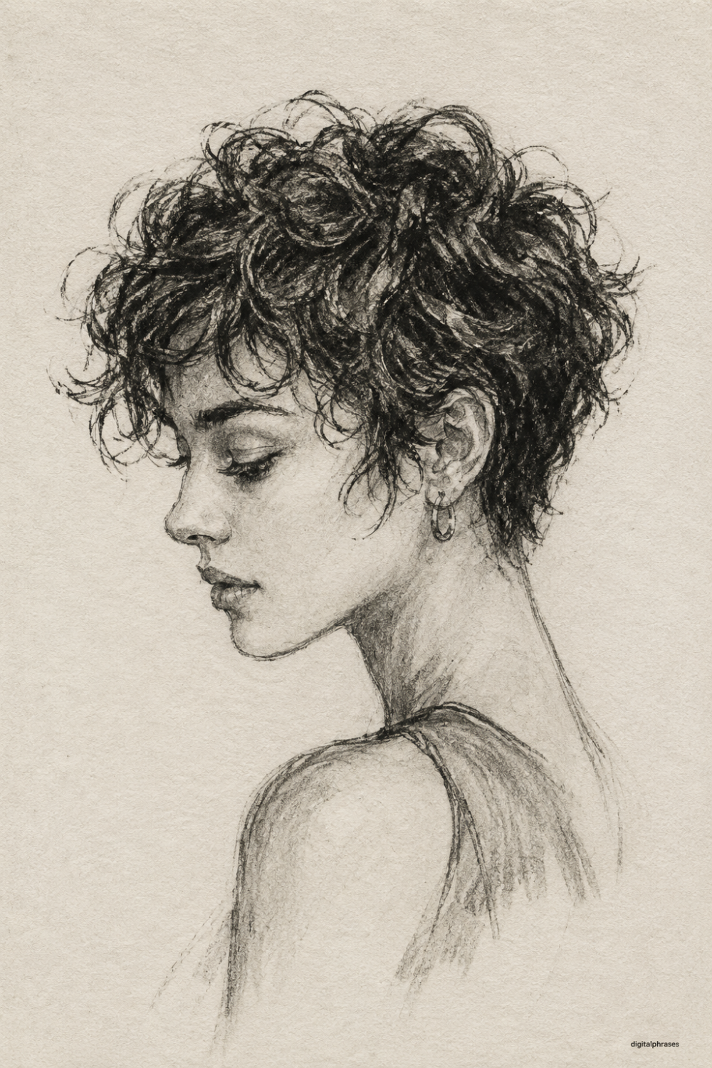 32 Short Hair Drawing Ideas (Male and Female)