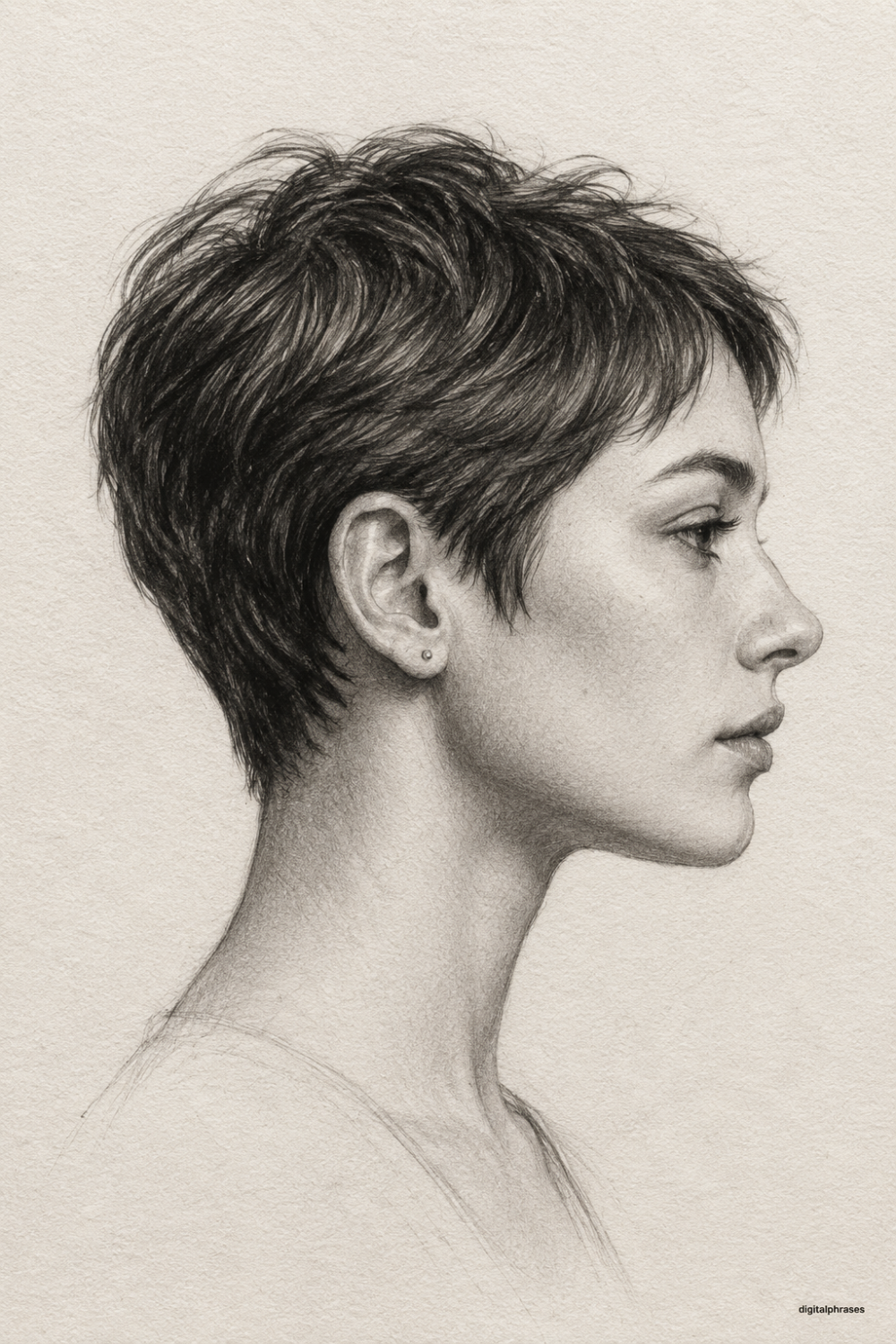 32 Short Hair Drawing Ideas (Male and Female)