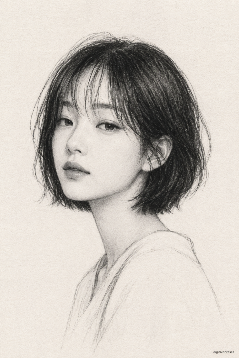 32 Short Hair Drawing Ideas (Male and Female)