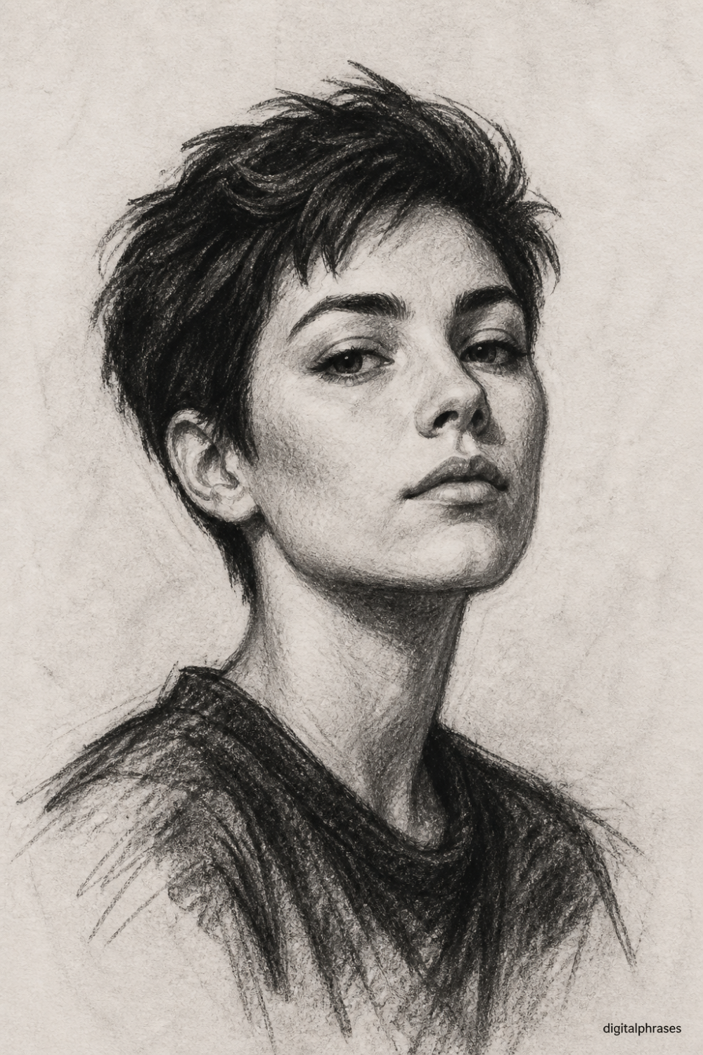 32 Short Hair Drawing Ideas (Male and Female)