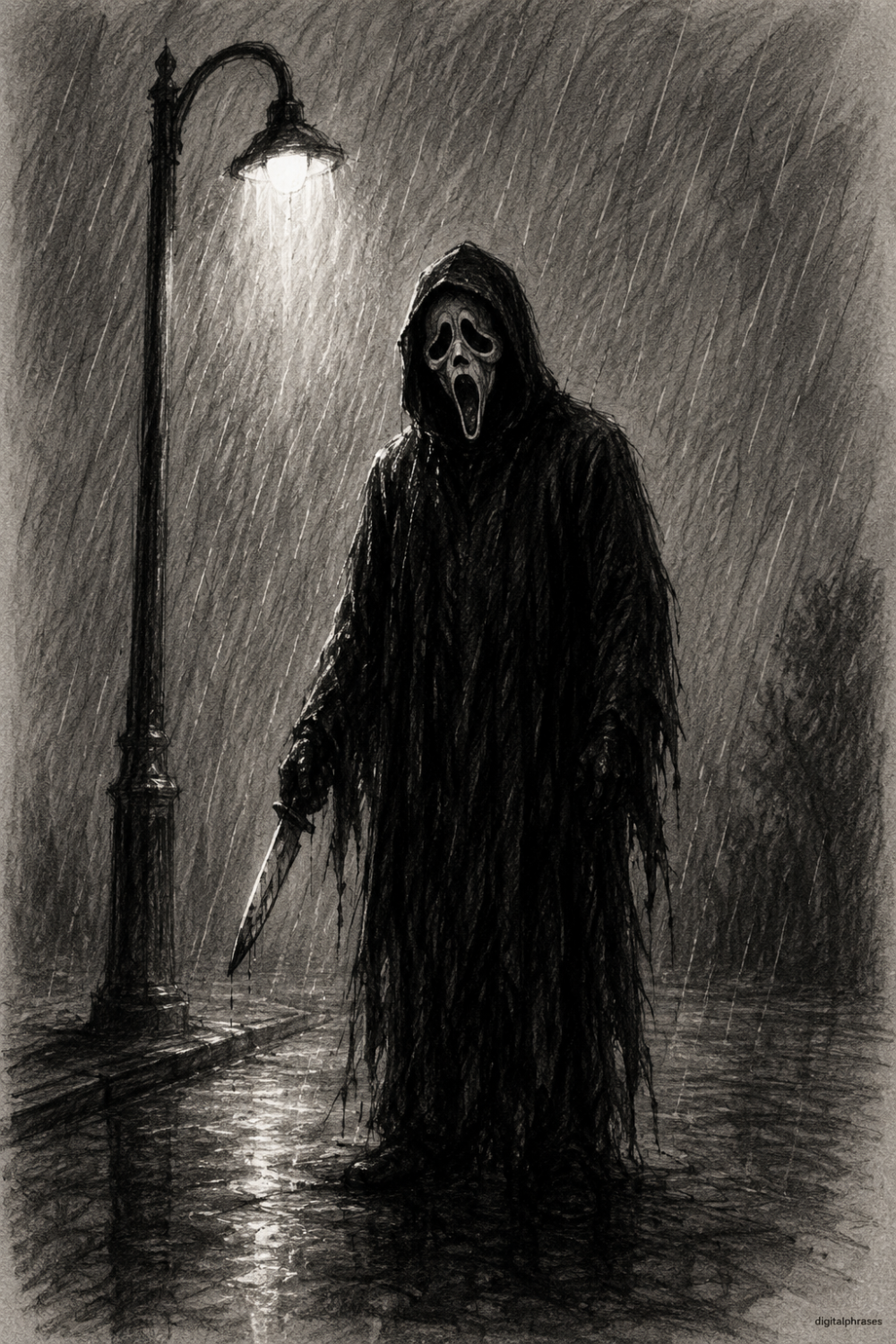 26 Ghostface (Scream) Drawing Ideas