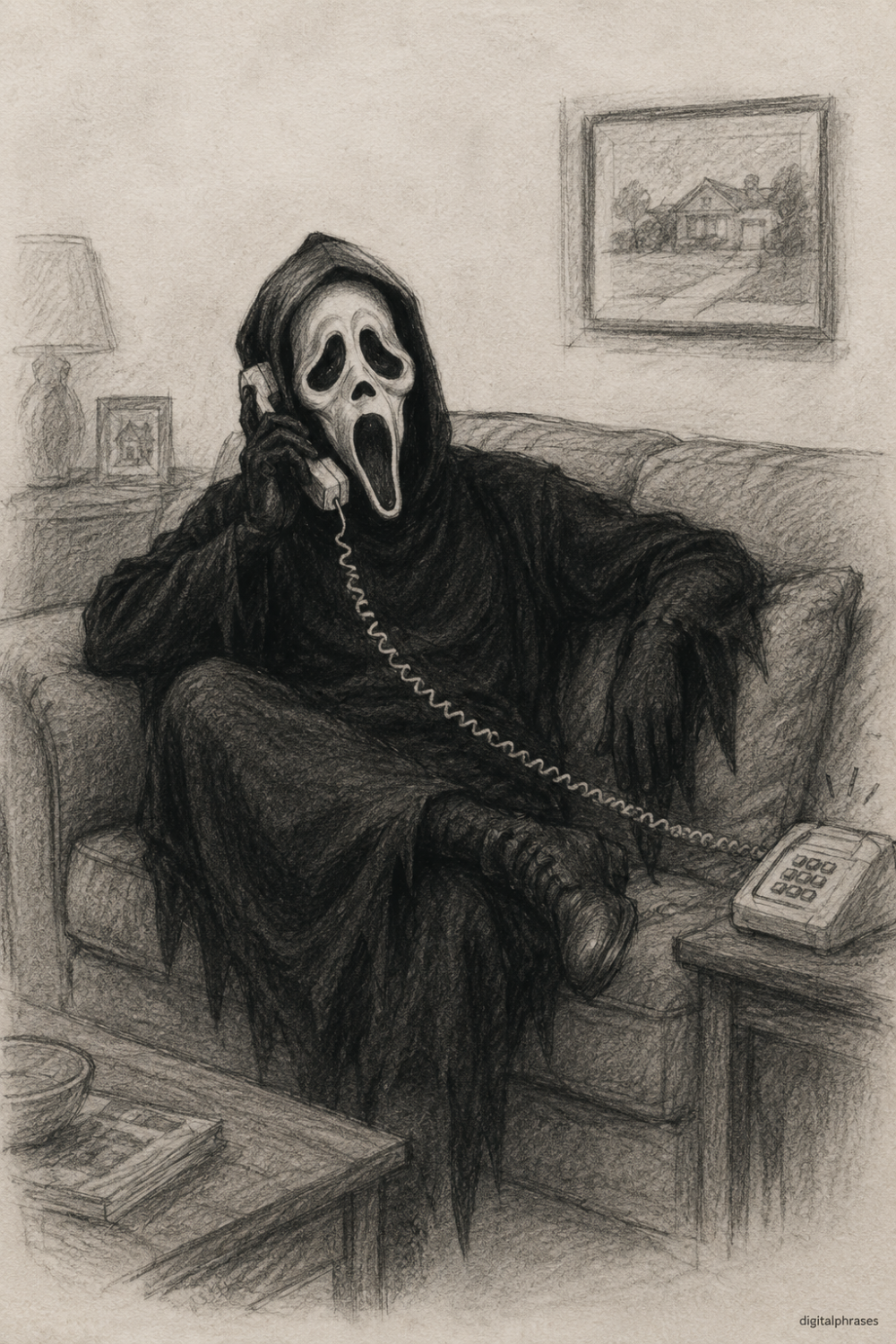 26 Ghostface (Scream) Drawing Ideas