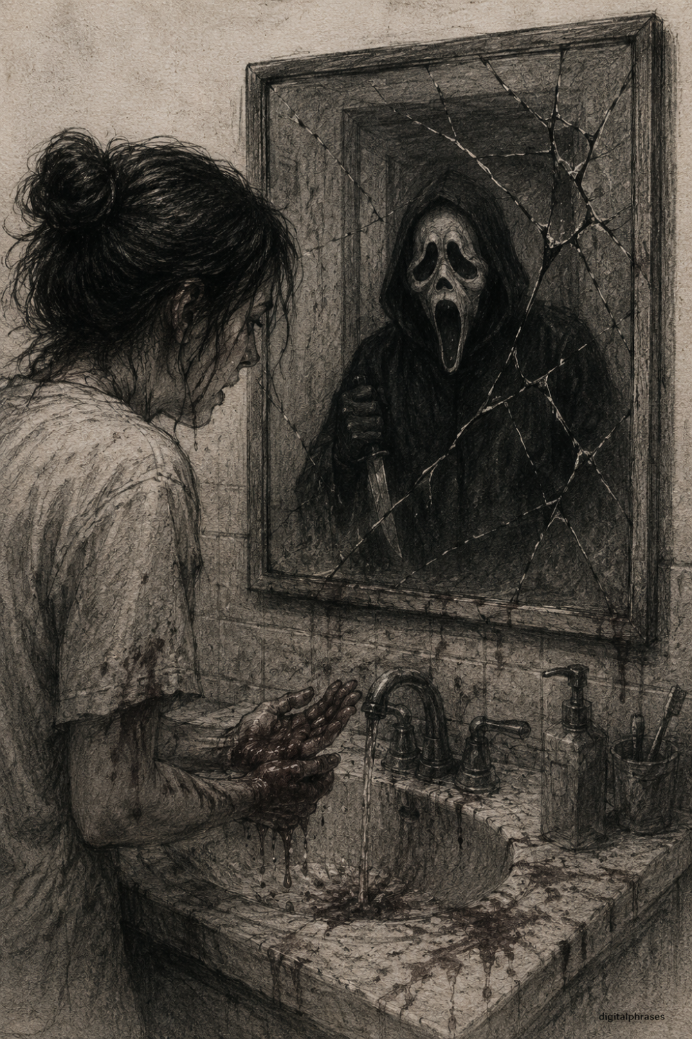 26 Ghostface (Scream) Drawing Ideas