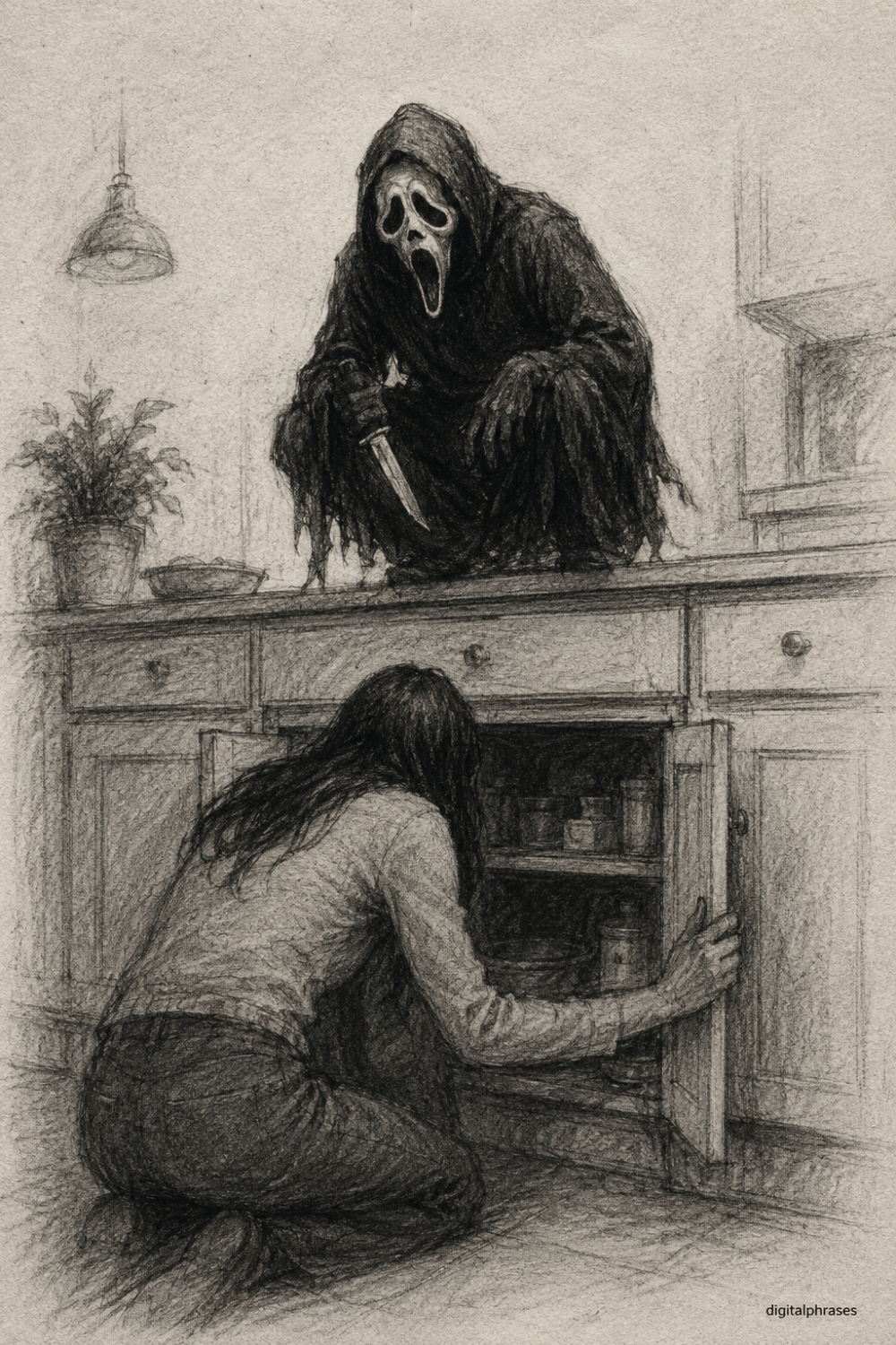 26 Ghostface (Scream) Drawing Ideas