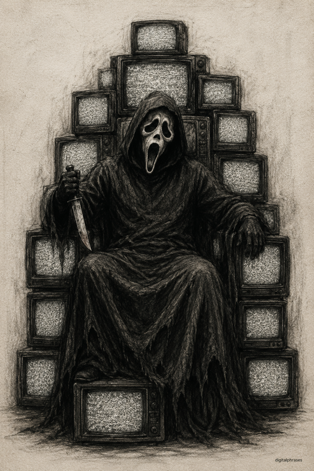 26 Ghostface (Scream) Drawing Ideas
