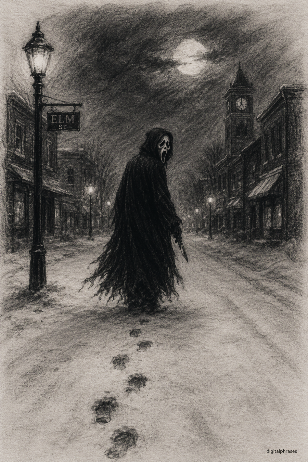 26 Ghostface (Scream) Drawing Ideas