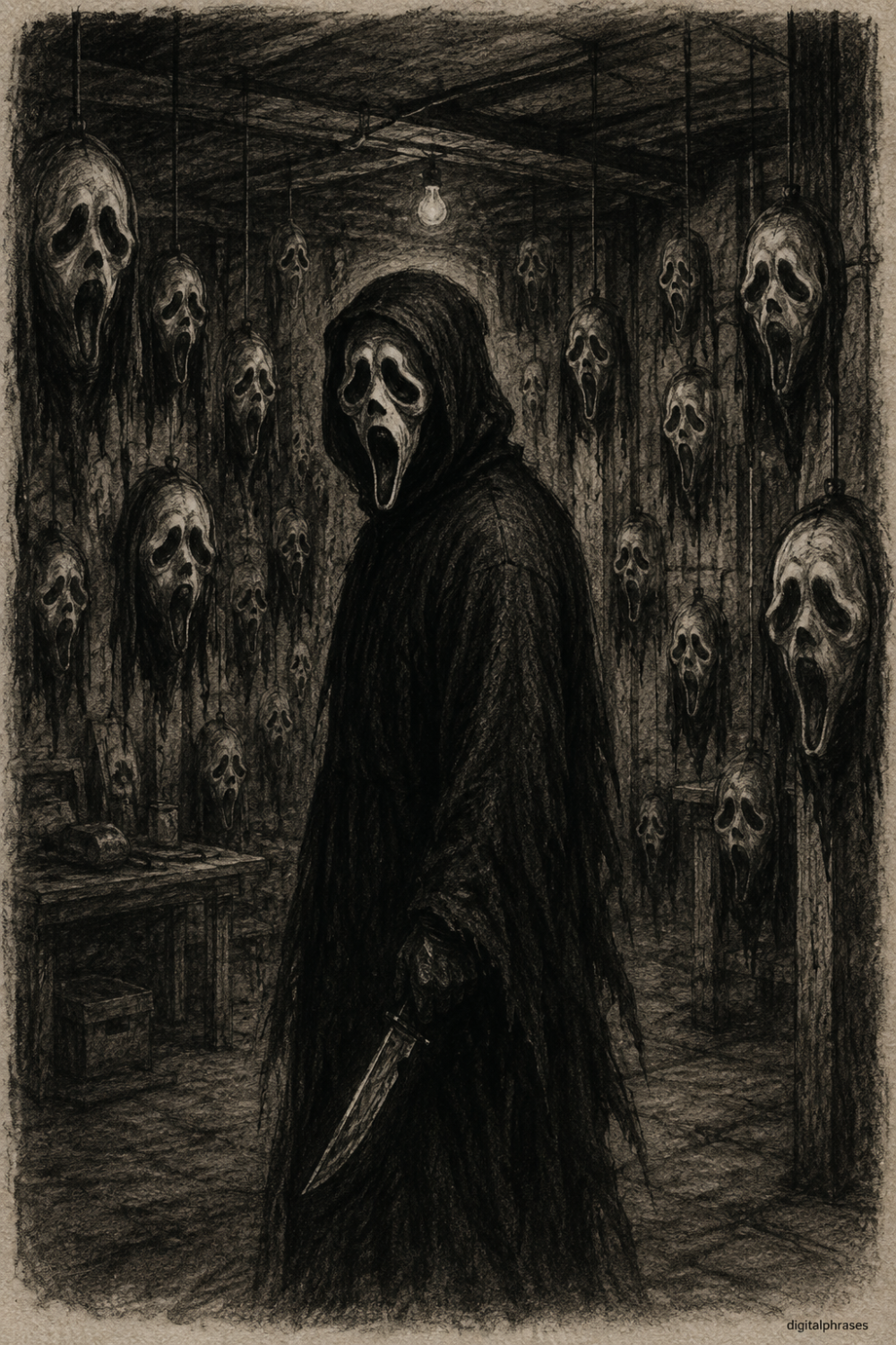 26 Ghostface (Scream) Drawing Ideas