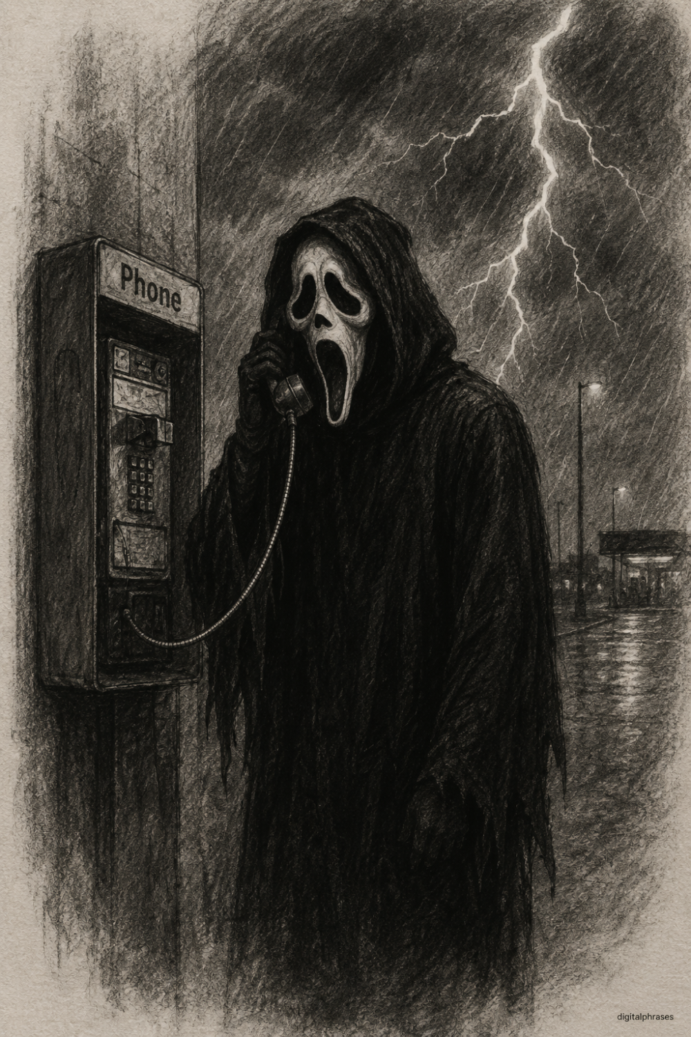 26 Ghostface (Scream) Drawing Ideas