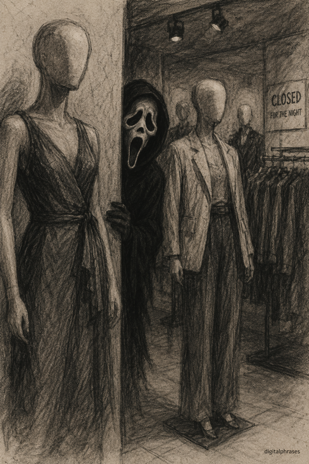 26 Ghostface (Scream) Drawing Ideas