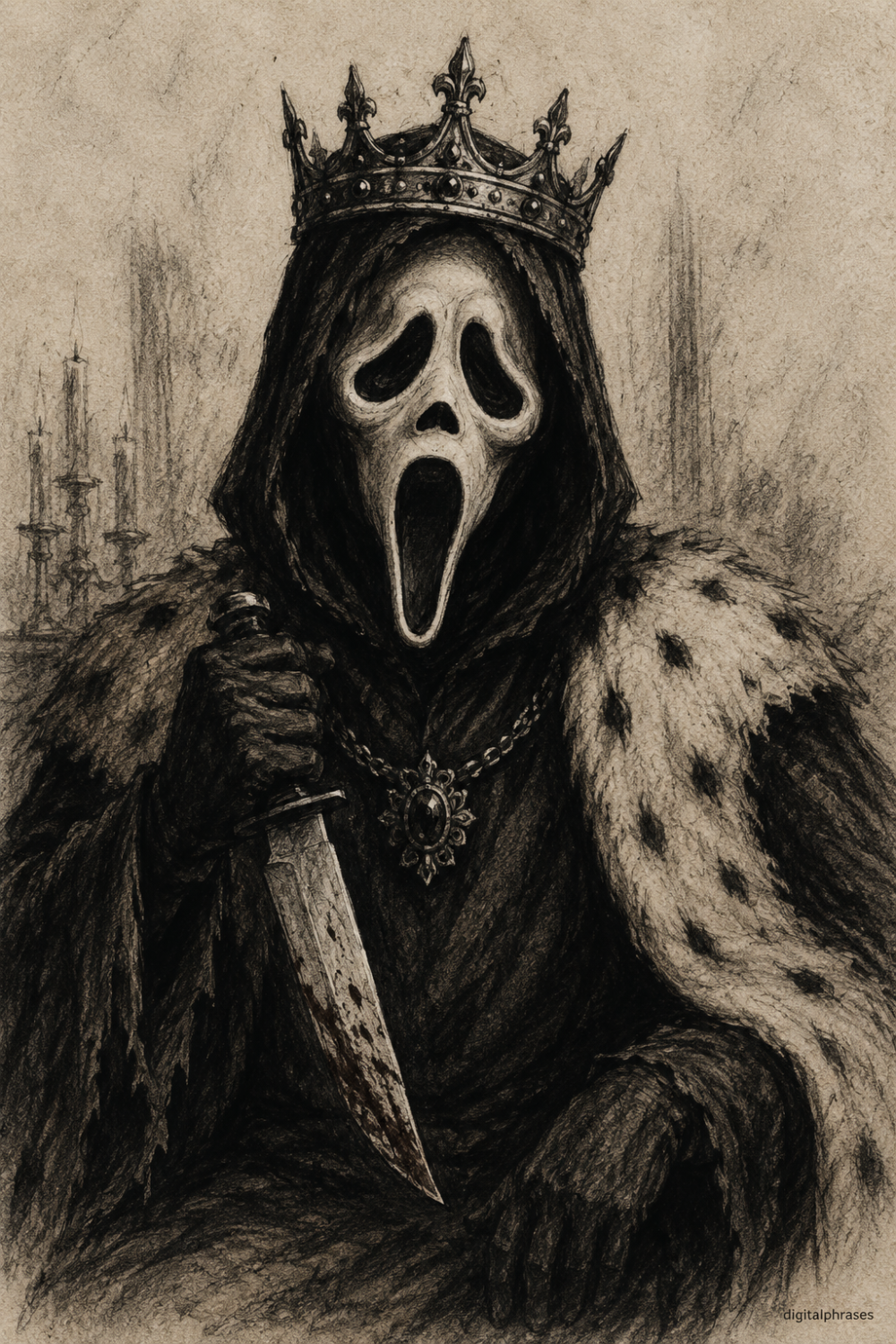 26 Ghostface (Scream) Drawing Ideas