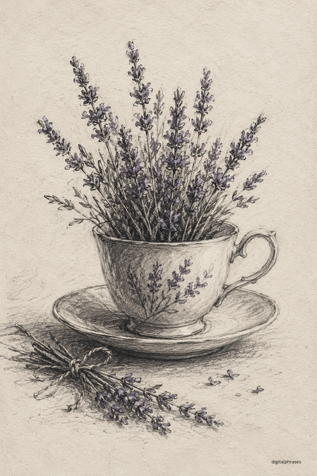 Lavender Drawing Ideas