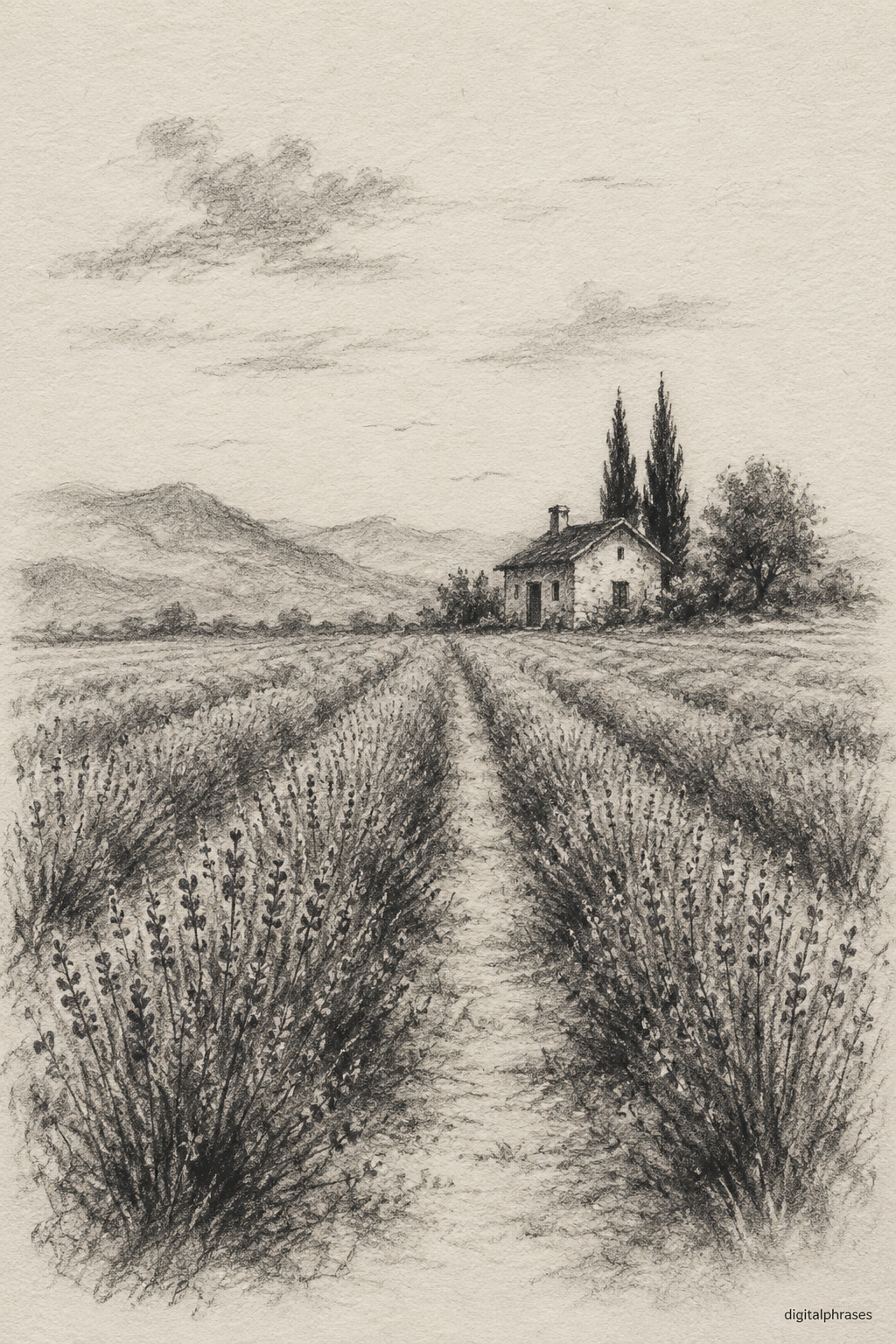 Lavender Drawing Ideas