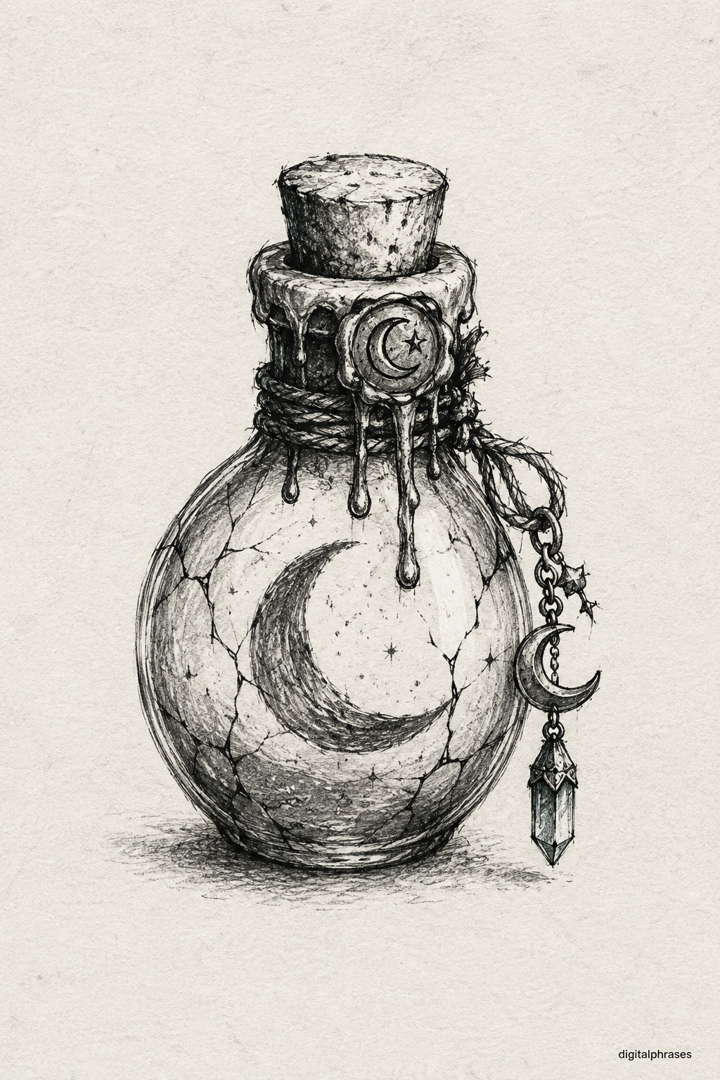 Potion Bottle Drawing Ideas