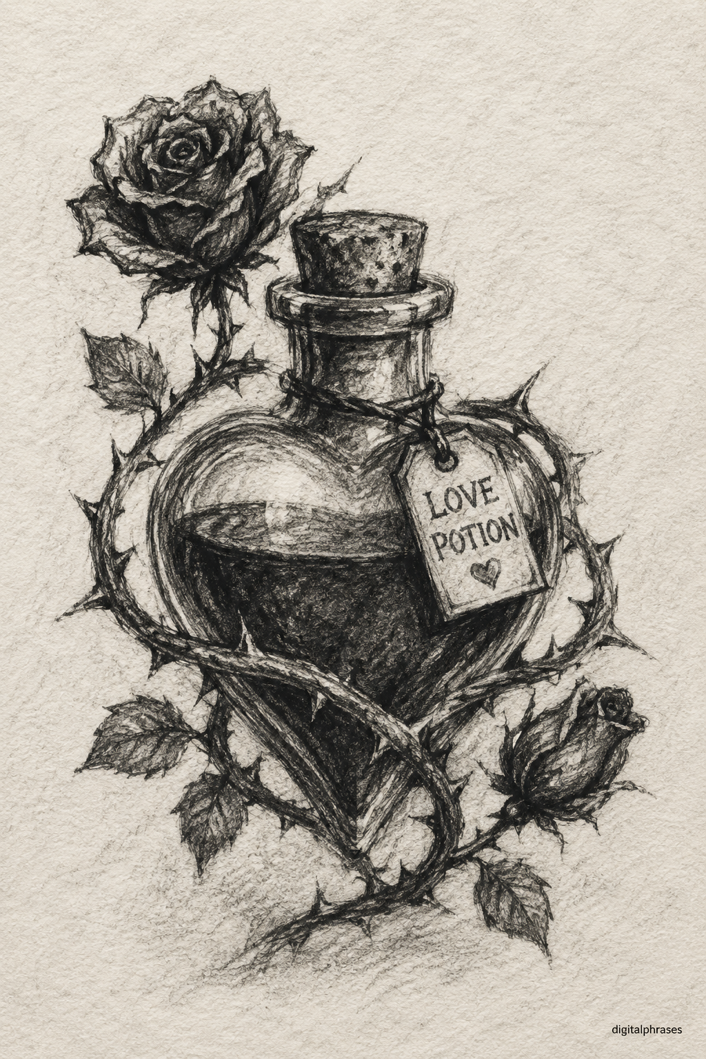 Potion Bottle Drawing Ideas
