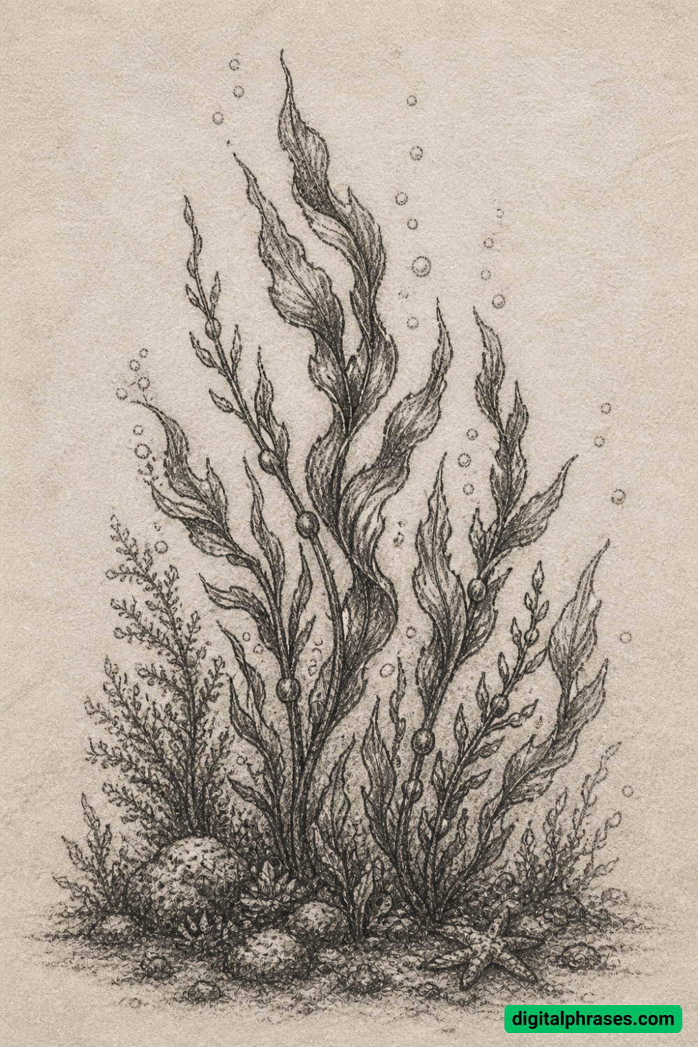 25 Seaweed Drawing Ideas 25 Seaweed Drawing Ideas