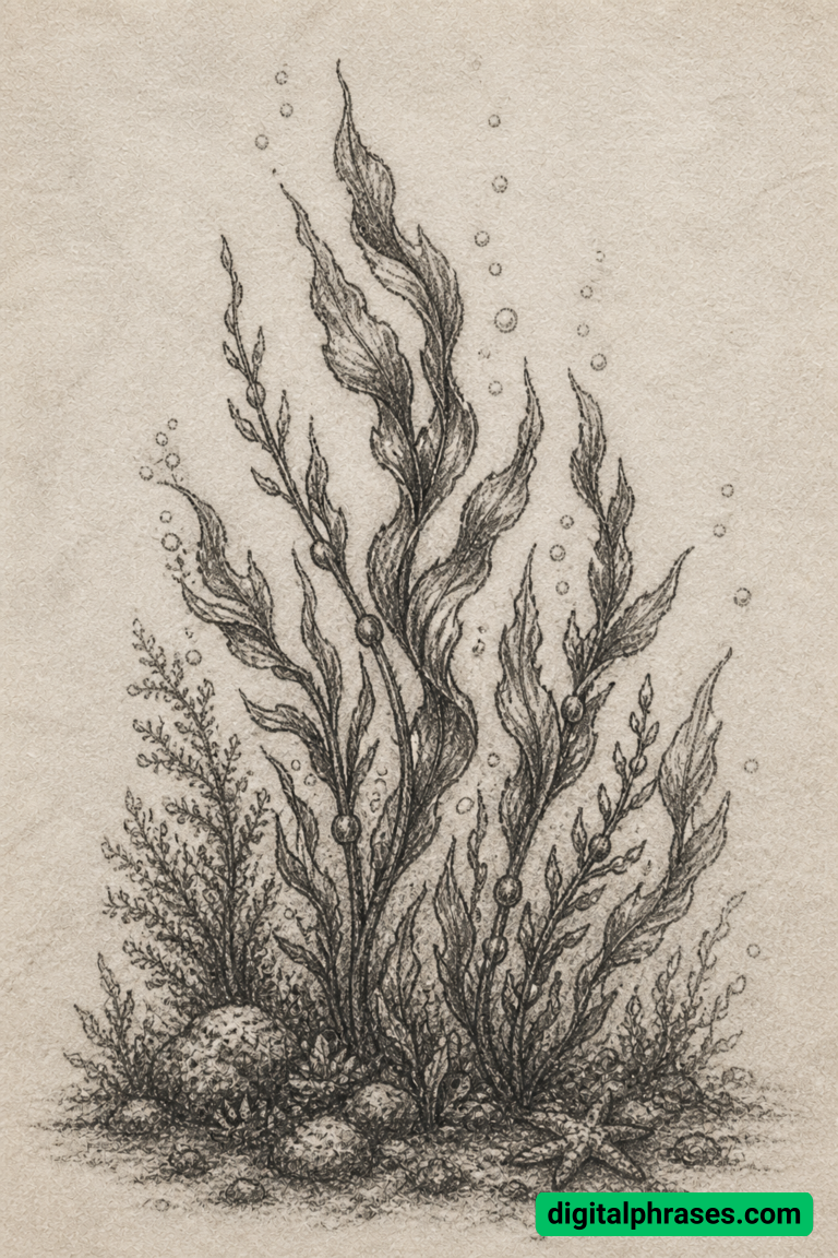 25 Seaweed Drawing Ideas