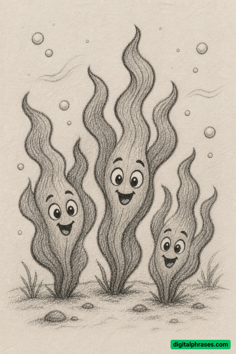 25 Seaweed Drawing Ideas 25 Seaweed Drawing Ideas