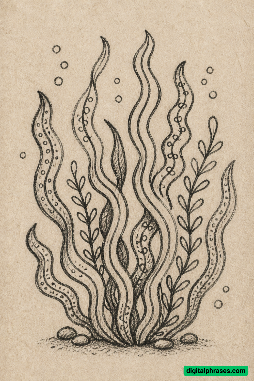 25 Seaweed Drawing Ideas 25 Seaweed Drawing Ideas