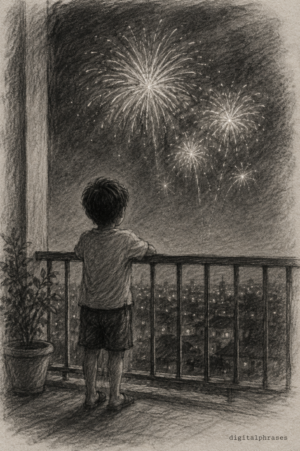 23 Fireworks Drawing Ideas
