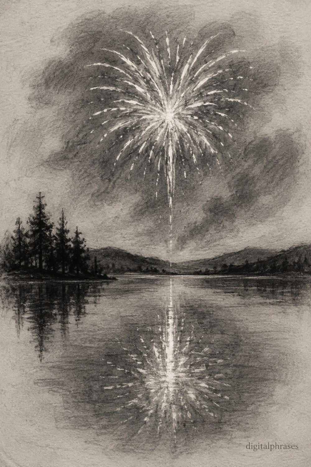 23 Fireworks Drawing Ideas