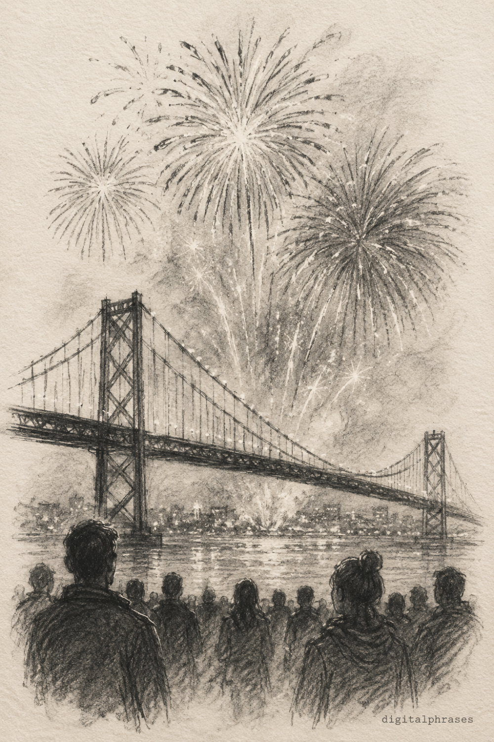 23 Fireworks Drawing Ideas
