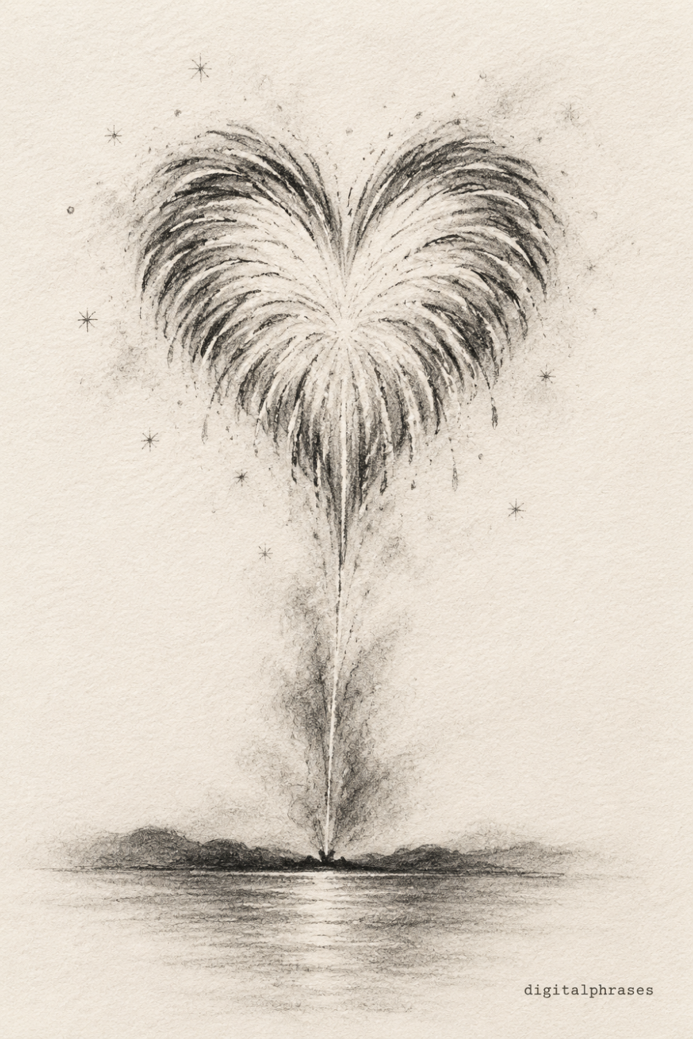 23 Fireworks Drawing Ideas