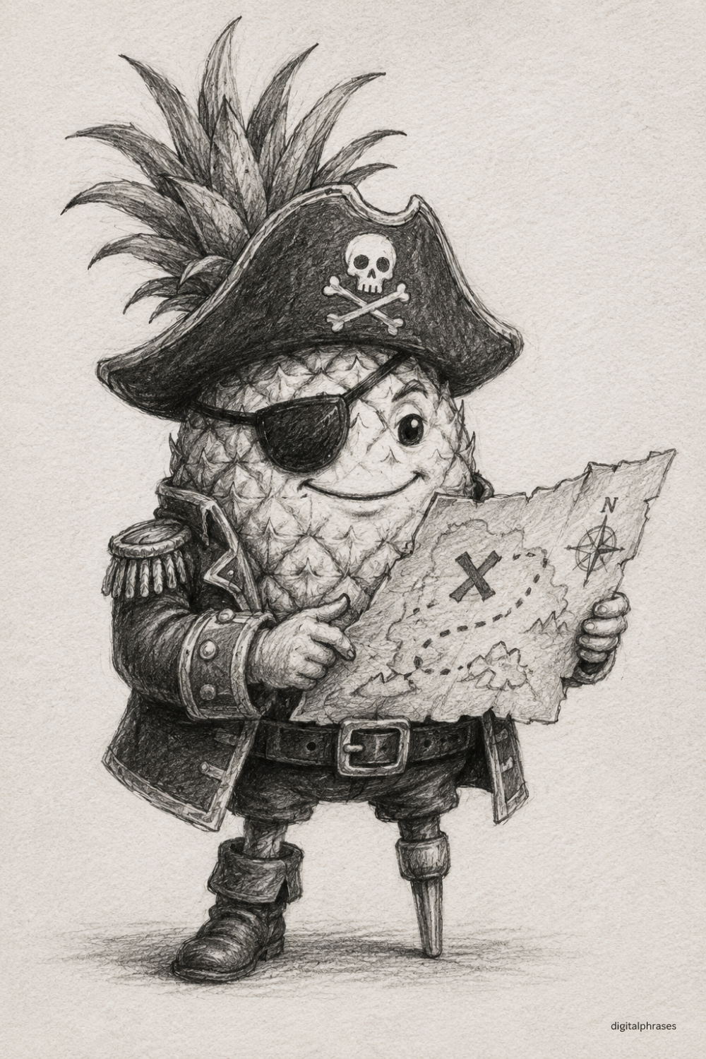Pineapple Drawing Ideas
