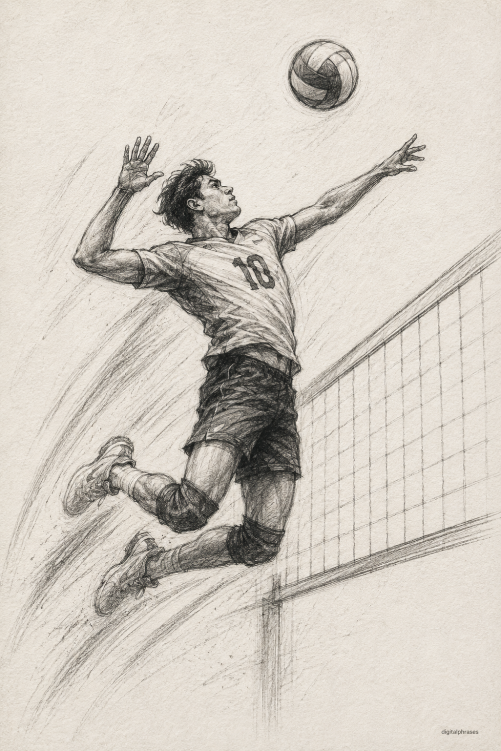 Volleyball Drawing Ideas Volleyball Drawing Ideas