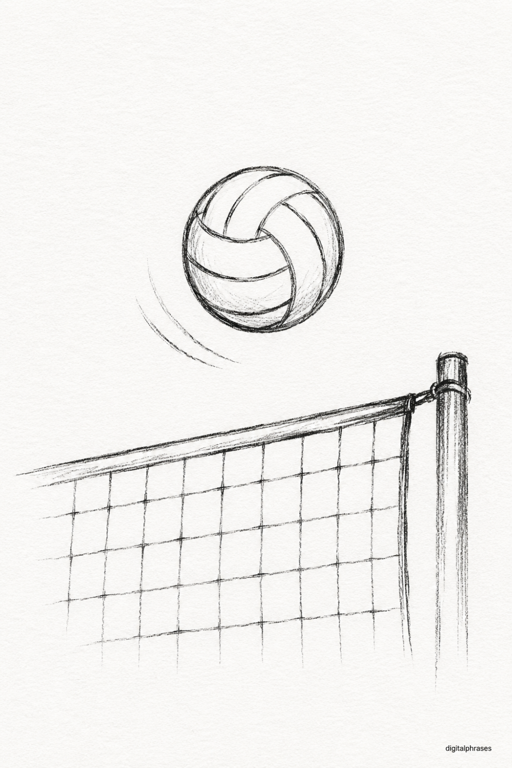 Volleyball Drawing Ideas Volleyball Drawing Ideas