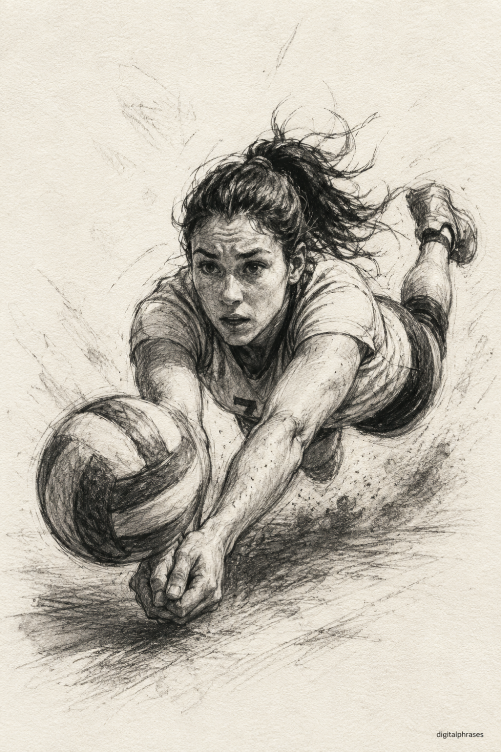 Volleyball Drawing Ideas Volleyball Drawing Ideas