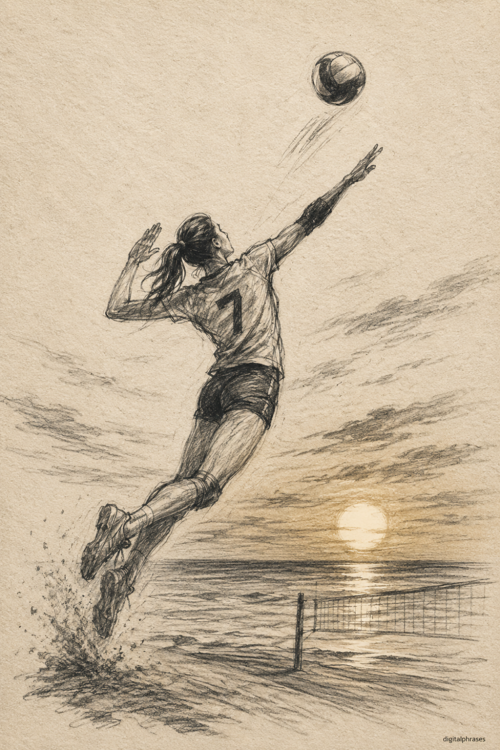 Volleyball Drawing Ideas Volleyball Drawing Ideas