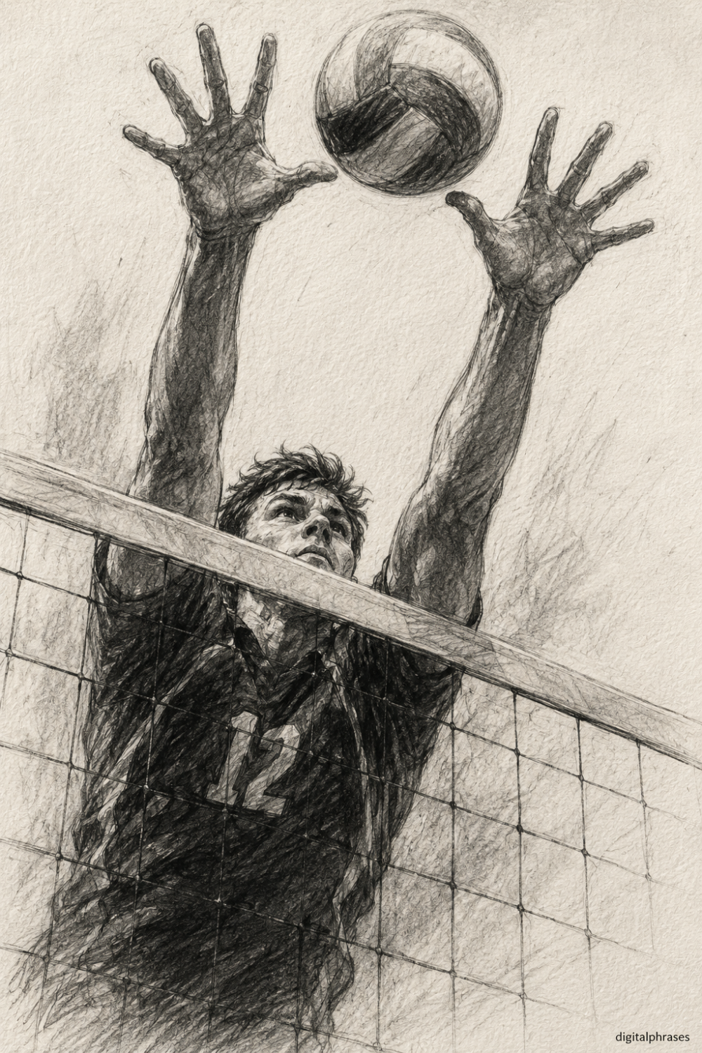 Volleyball Drawing Ideas Volleyball Drawing Ideas