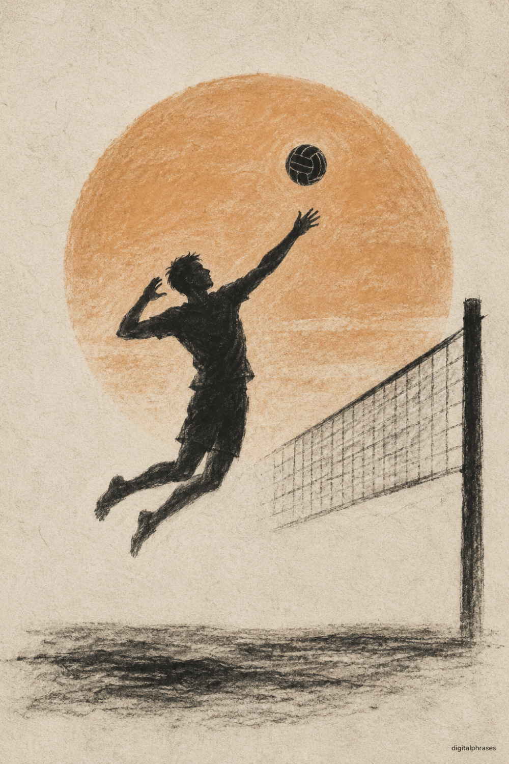 Volleyball Drawing Ideas Volleyball Drawing Ideas