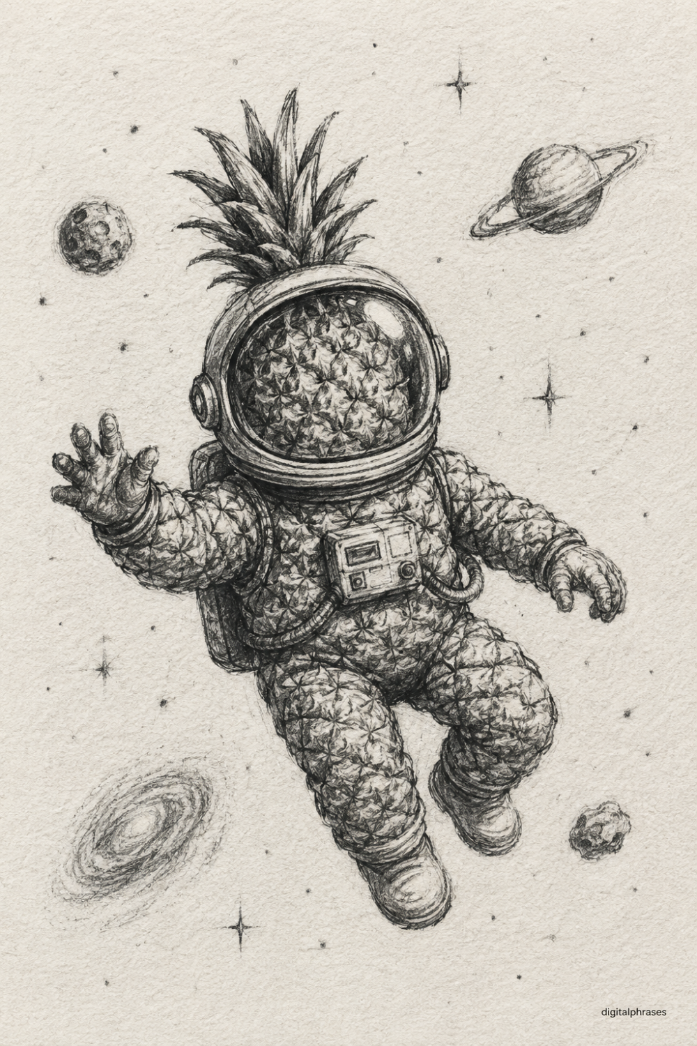 Pineapple Drawing Ideas