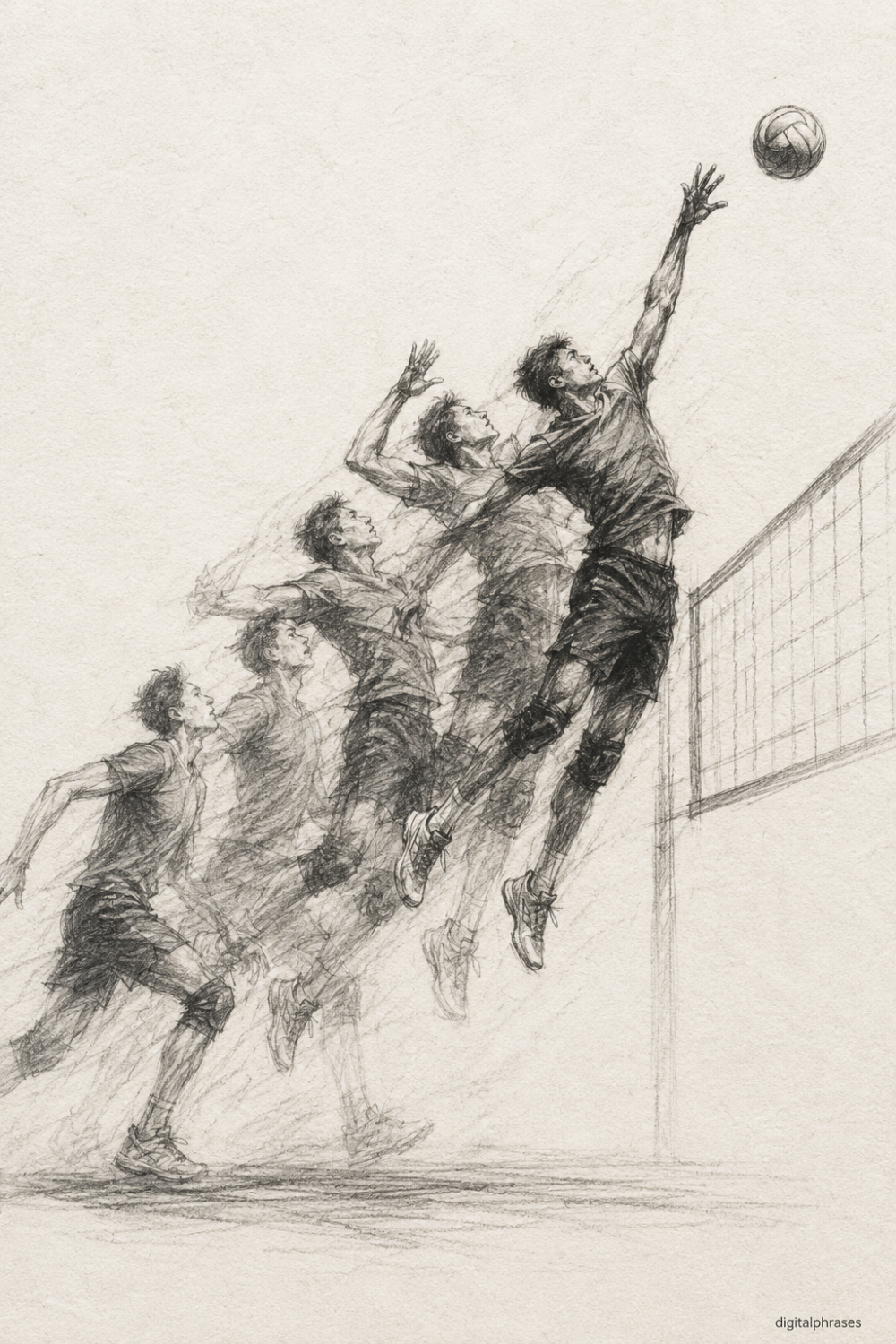 Volleyball Drawing Ideas Volleyball Drawing Ideas