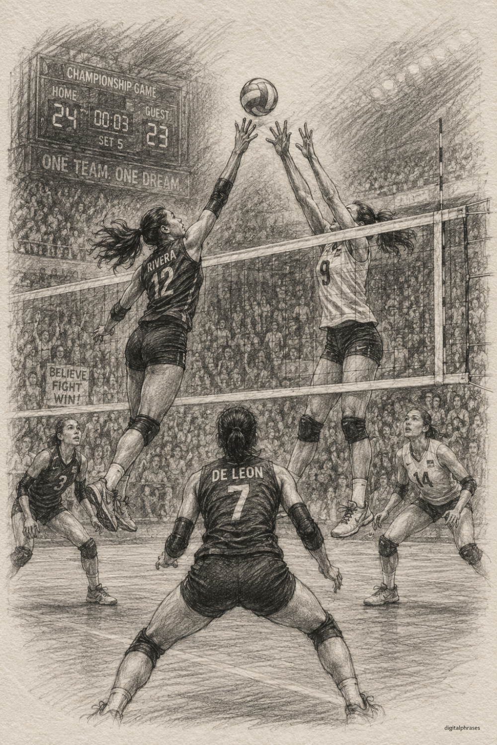 Volleyball Drawing Ideas Volleyball Drawing Ideas